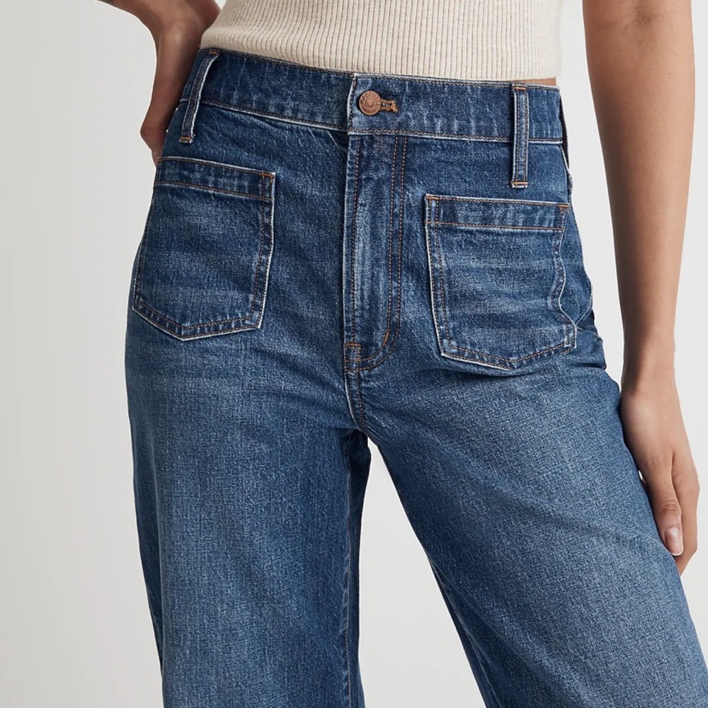 Madewell Perfect Vintage Wide-Leg Jean With Patch Pocket